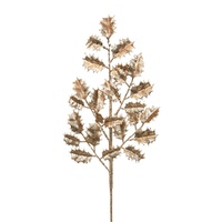 Rose Gold Holly Stem 72cm