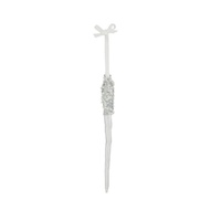 Clear Acrylic Icicle 18cm