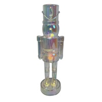 LED Iridescent Nutcracker 37cm