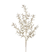 Champagne Glitter Spray w. Pearls 86cm