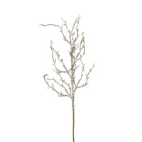 Champagne Glitter Branch w. Pearls 70cm