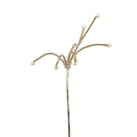 Crystal Spray w. Pearls 57cm
