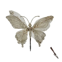 Champagne Butterfly Clip 28cm