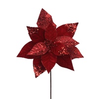 Red Velvet Poinsettia 30cm