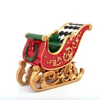 Polyresin Christmas Sleigh 38cm