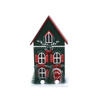 LED Christmas House Green 30cm