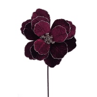 Plum Velvet Magnolia 23cm