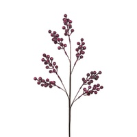 Plum Berry Stem w. Suagr Finish 66cm