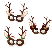 Reindeer Glasses 1pc 3 Asst Styles