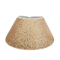 Champagne Sequin Tree Collar 62cm