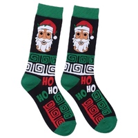 Santa Swirls Festive Socks Adult