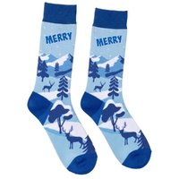 Winter Wonderland Festive Socks Adult