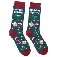 Holiday Spirits Festive Socks Adult