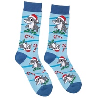 Shark Festive Socks Adult