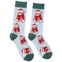 Teddy Bear Festive Socks Adult