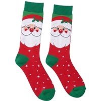 Santa Face Festive Socks Adult