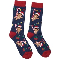Gingerbread Festive Socks Adult