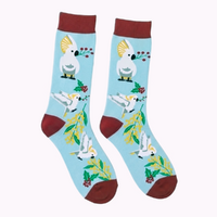 Cockatoo Festive Socks Adult