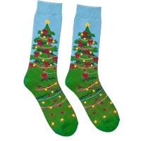 Christmas Tree Festive Socks Adult