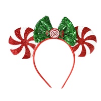 Red Pinwheel Headband 23cm