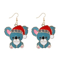 Koala Christmas Earrings