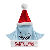 Blue Santa Jaws Hat 48cm