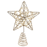 Gold Metallic Star Topper 13cm