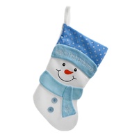 Baby 1st Snowman Stocking Blue 41cm