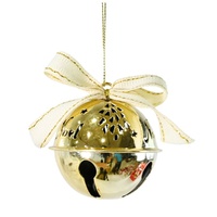 Hanging Noel Nutbell Gold 6cm
