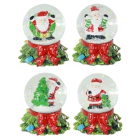 Santa Snowglobe 1pc Asst Styles 7cm