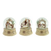 Nativity Snowglobe 1pc Asst Styles 9cm