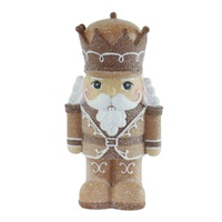 Iced Gingerbread Solider w. Crown 16cm