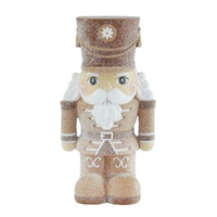 Iced Gingerbread Solider w. Hat 16cm