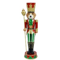 Resin Regal Dog Solider 92cm