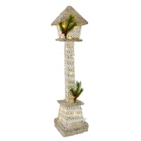 LED Tinsel Lampost Champagne Roof 60cm