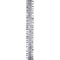 Silver Fine Twist Tinsel 2m
