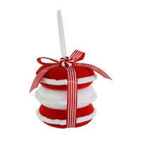 Red Hanging Cookie Stack 10cm