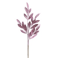 Pink Leaf Branch 65cm