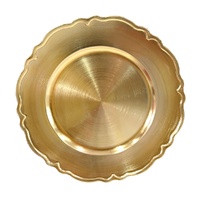 Gold Glossy Charger Plate 33cm