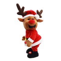 Booty Shaking Musical Reindeer 33cm