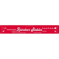 Reindeer Stables Banner 210cm