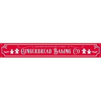 Gingerbread Baking Co Banner 210cm
