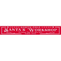 Santa's Workshop Banner 210cm