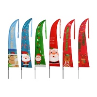 Pattern Garden Flag 1pc Asst Styles 220cm