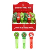 Christmas Bubble Wand 35mL 1pc Asst Styles
