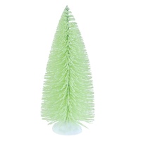 Green Pastel Bristle Tree 14cm