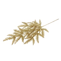 Glitter Hemlock Spray Gold 71cm