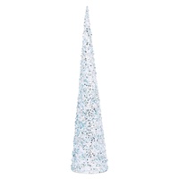 Glitter Cone Tree Blue 61cm