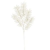 Fern Spray White 104cm