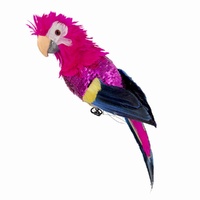 Penelope Pink Sequin Parrot 45cm